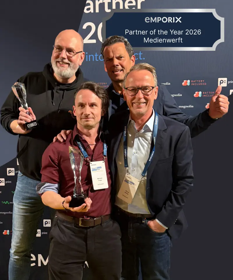emporix award blog startseite preview - Medienwerft GmbH